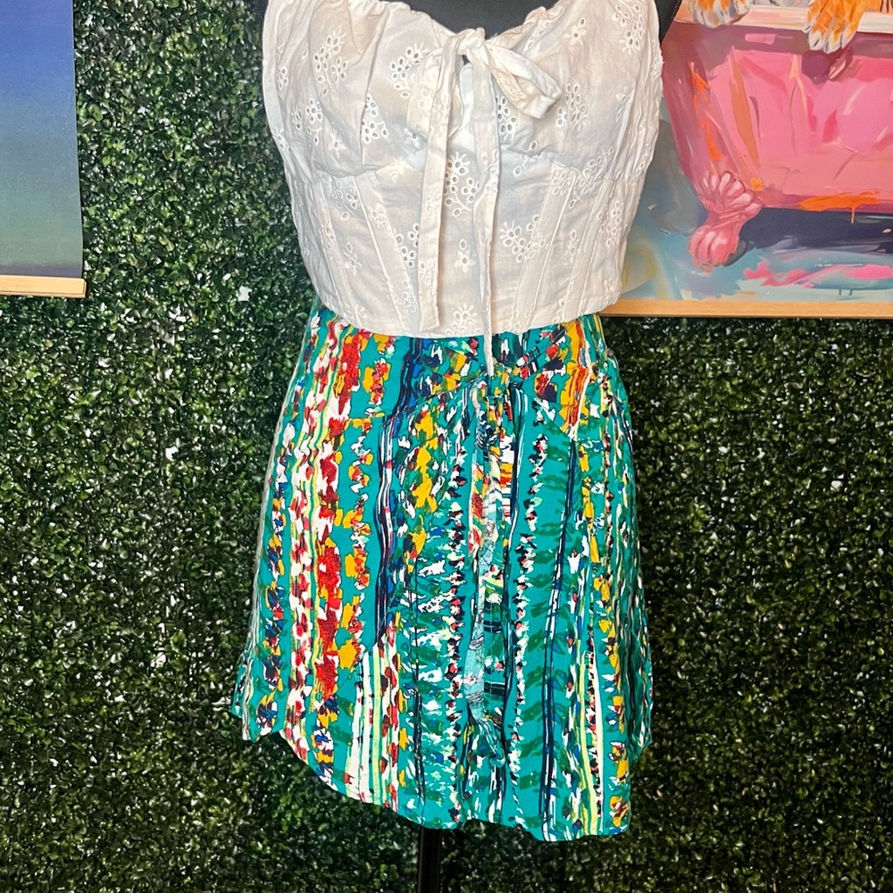 Zac & Rachel | Abstract Skort